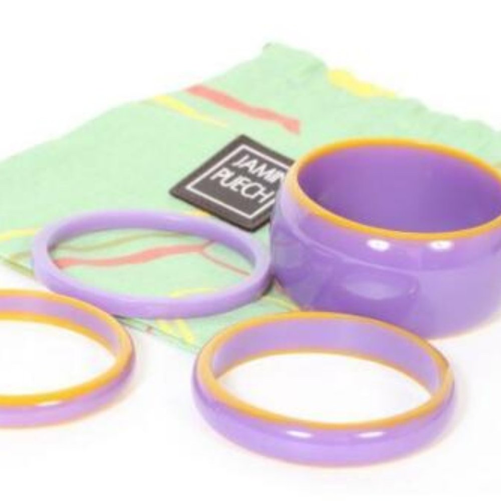 Jaman Pyuse Acrylic 4-piece set Bracelet